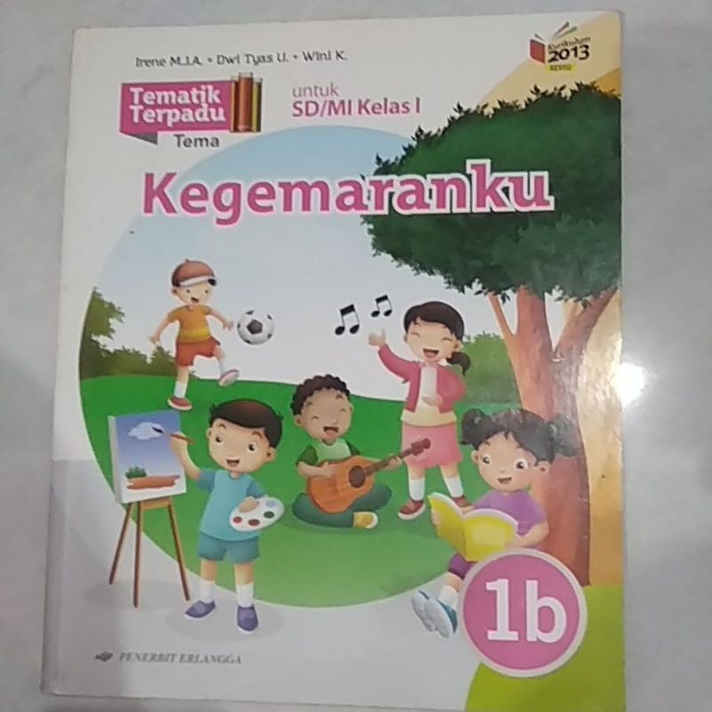 Jual Buku Tematik Terpadu Untuk SD/MI Kelas 1 Tema: Kegemaranku ...