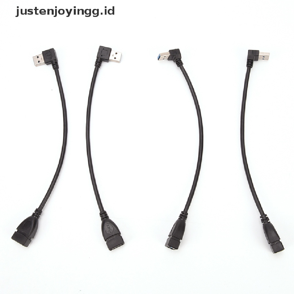 Kabel Extension Adapter Data Male to Female Sudut 90 Derajat USB 3.0 Kabel Data Adapter Extension USB 3.0 Male Ke Female Sudut 90 Derajat Usb 3.0