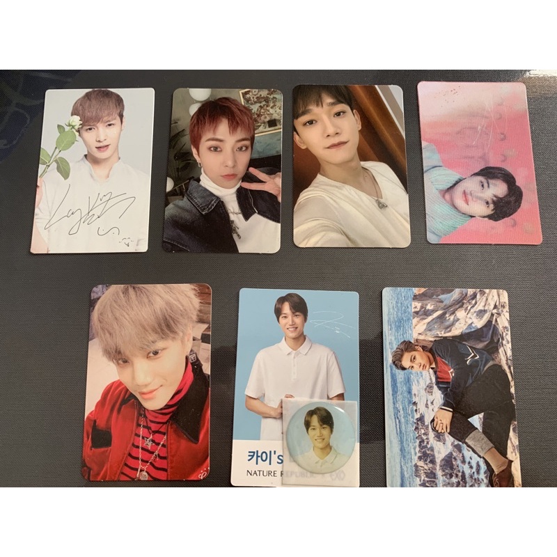 PC KAI CHEN XIUMIN LAY ALBUM & NON ALBUM NATREP SG PHOTOCARD