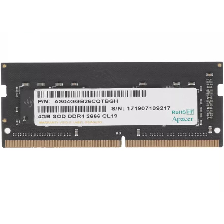 Memory APACER DDR4 4GB 2666MHZ SODIMM - RAM Notebook APACER DDR4 4GB