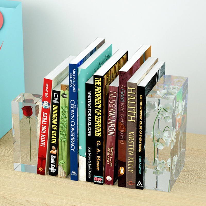 Siy Cetakan Resin DIY Bentuk Bookend Bahan Silikon Untuk Kerajinan Tangan