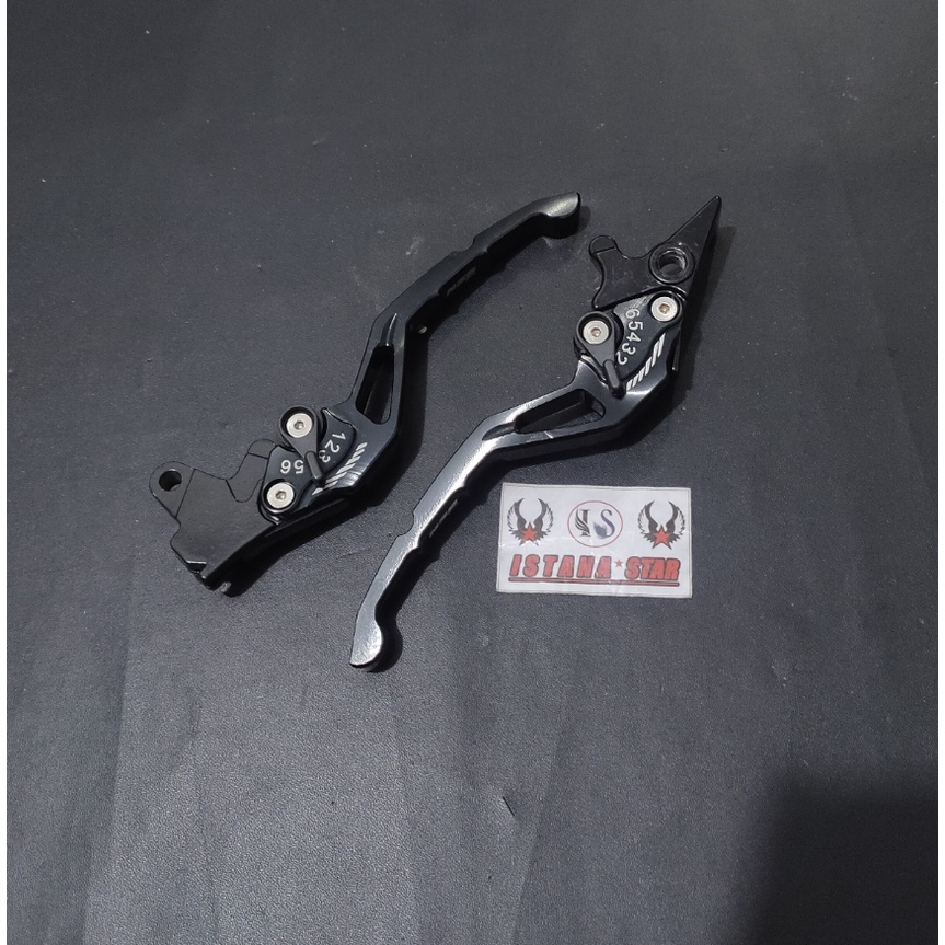 Handle rem Honda Beat Fi. Handle rem full cnc Honda beat karbu HITAM