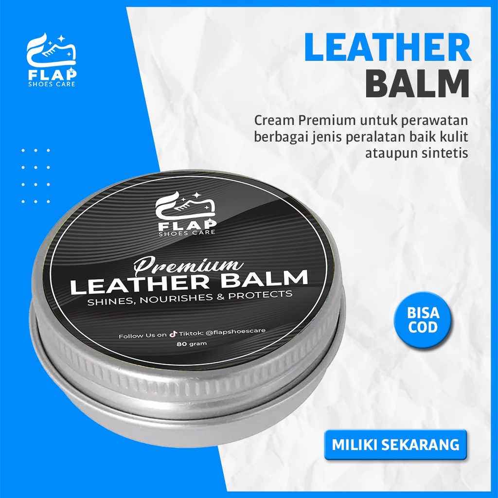 Semir Sepatu Putih Hitam Coklat Netral Leather Balm Balsam Polish Wax Care Kiwi Semir Perawatan Sepa