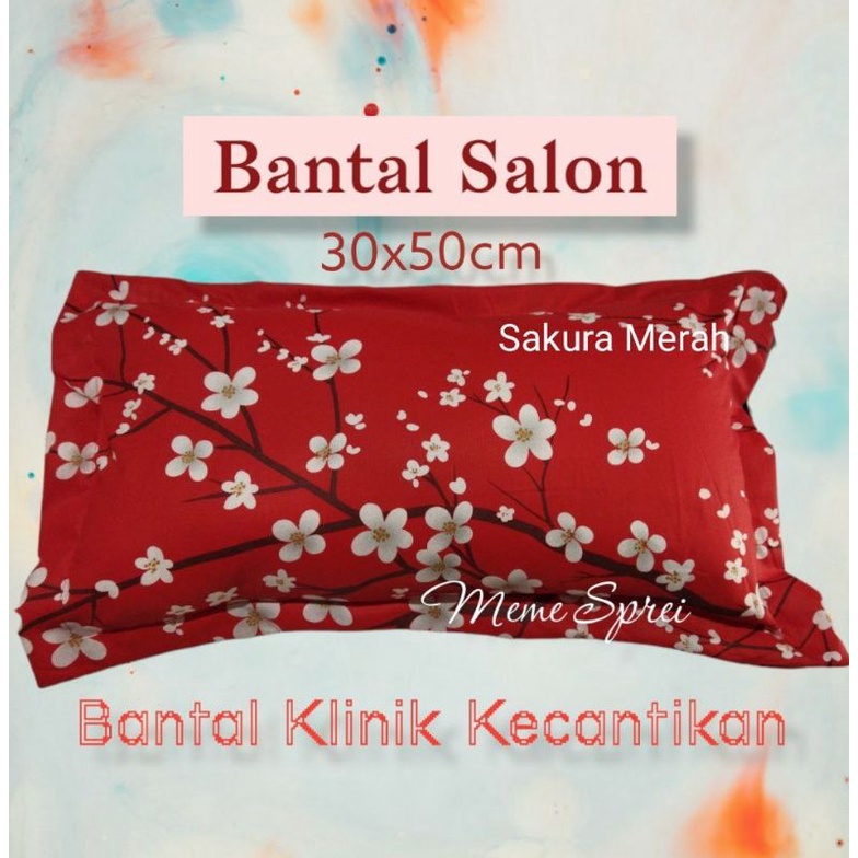 Bantal Salon 30x50cm Motif Bunga | Bantal Klinik Kecantikan