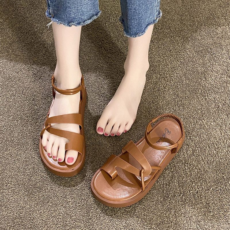 NF4258 - Sandal Tali Karet Fashion Wanita Import