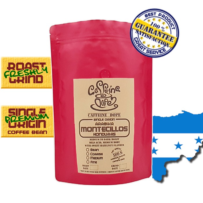 

Kopi Arabika Montecillos Honduras 500 Gr - Bean/Biji & Ground/Bubuk