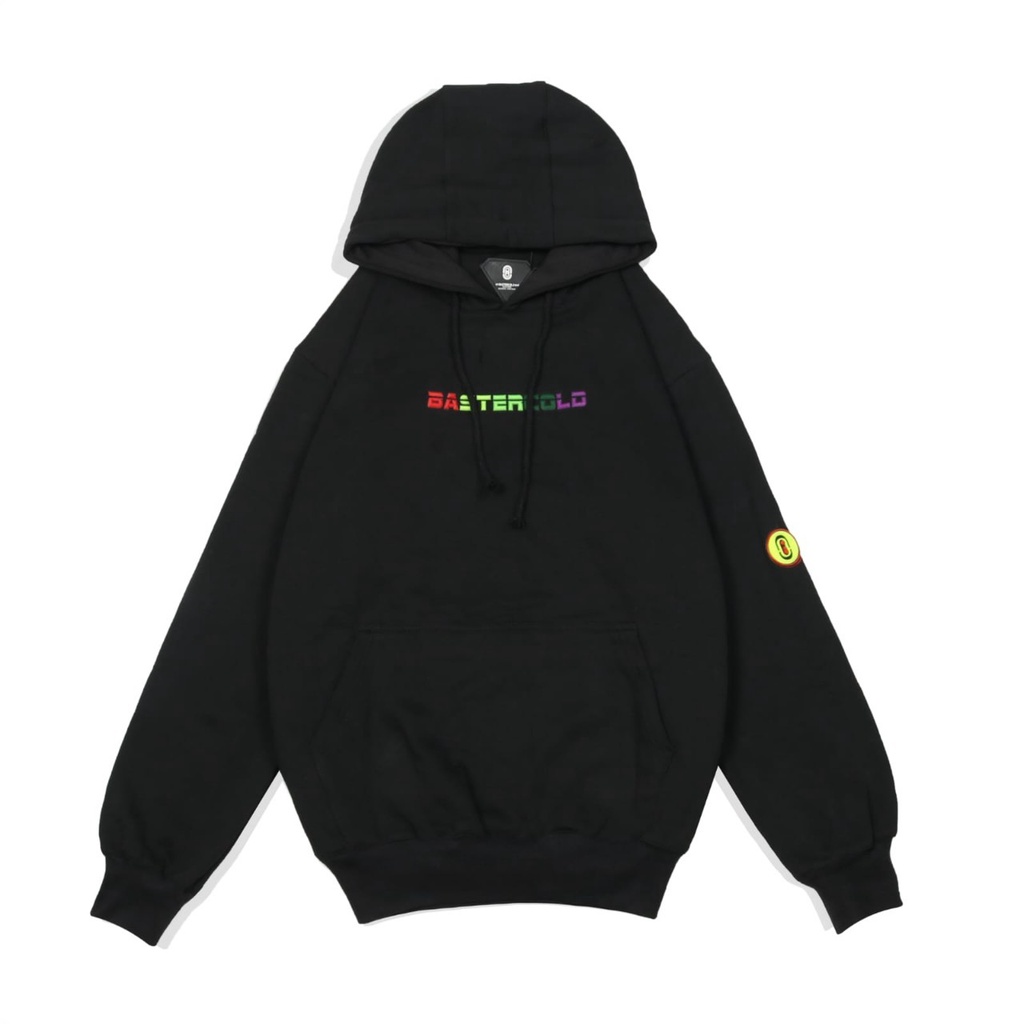 JAKET SWEATER  HOODIE BASTERCOLD SPORTNIGHT RAINBOW FLOCKING ORIGINAL PRIA WANITA TERBARU