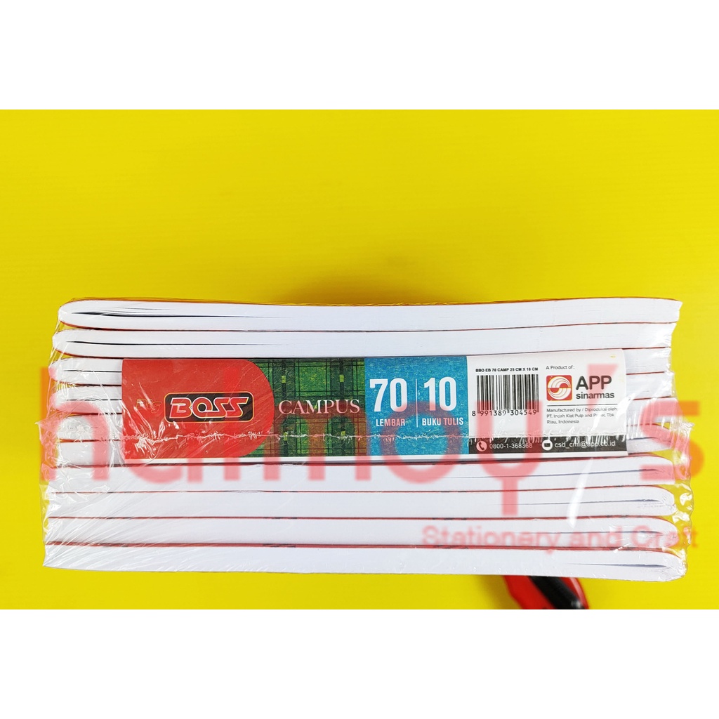

BUKU TULIS BOXY BIG BOSS 70 LBR ( UK. 18 X 25 CM )