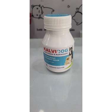 Vitamin Anjing KALVI DOG ISI 30 TABLET