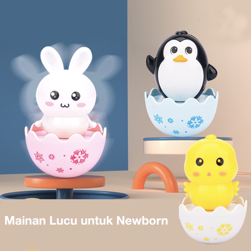 Mainan Anak Telur Bergoyang - MINI Cute Tumbler Toy