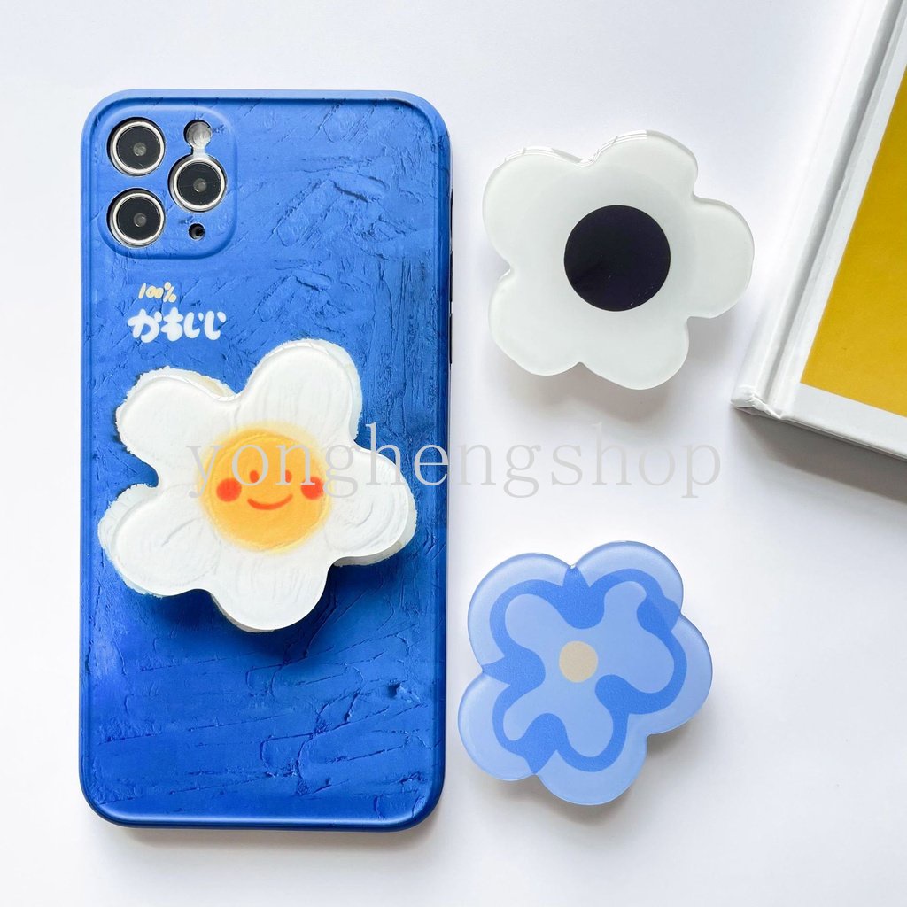 Ins Popsocket Hp / Smartphone Motif Bunga Lucu