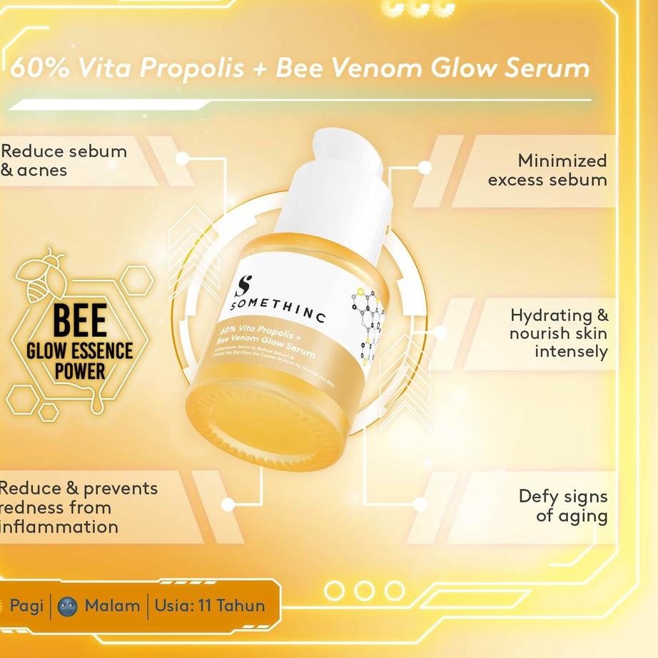 SOMETHINC 60% VITA PROPOLIS + BEE VENOM GLOW SERUM