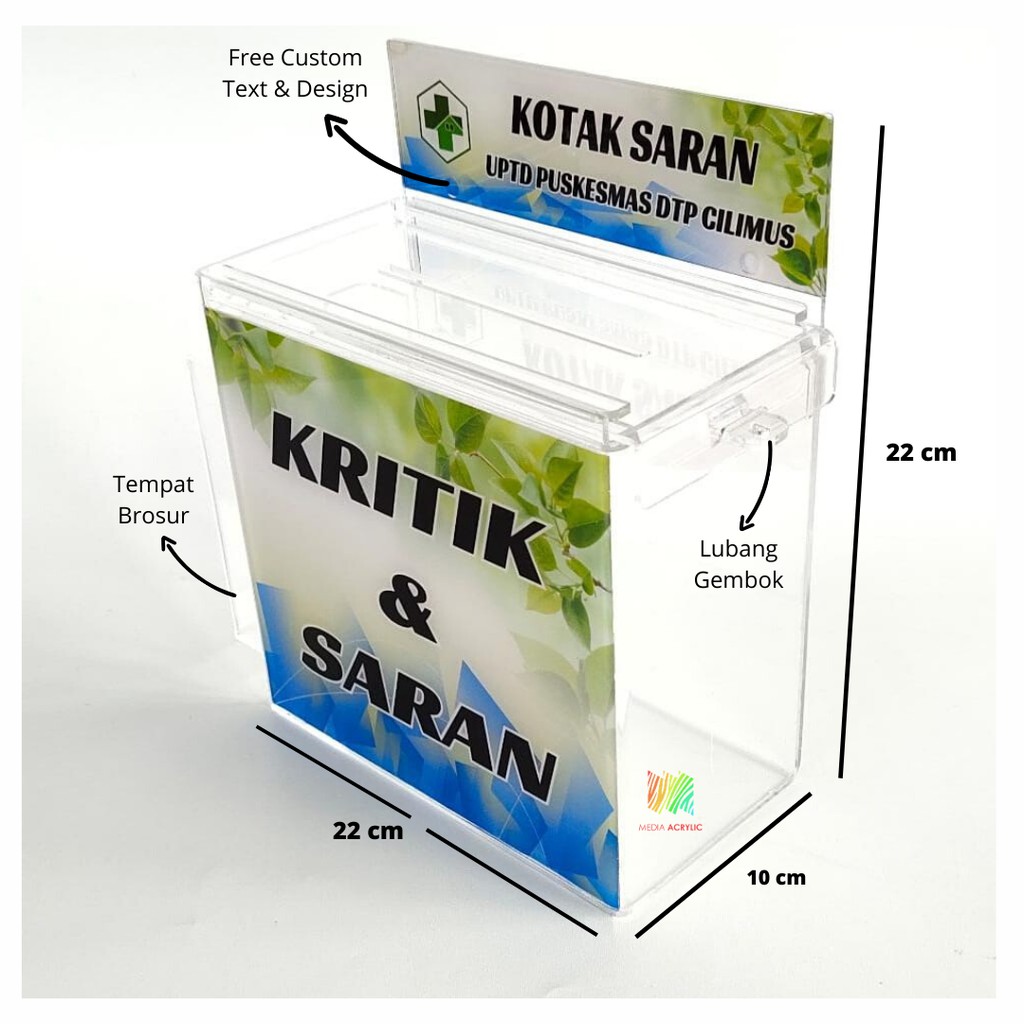 

AKRILIK KOTAK KRITIK SARAN AKRILIK CUSTOM