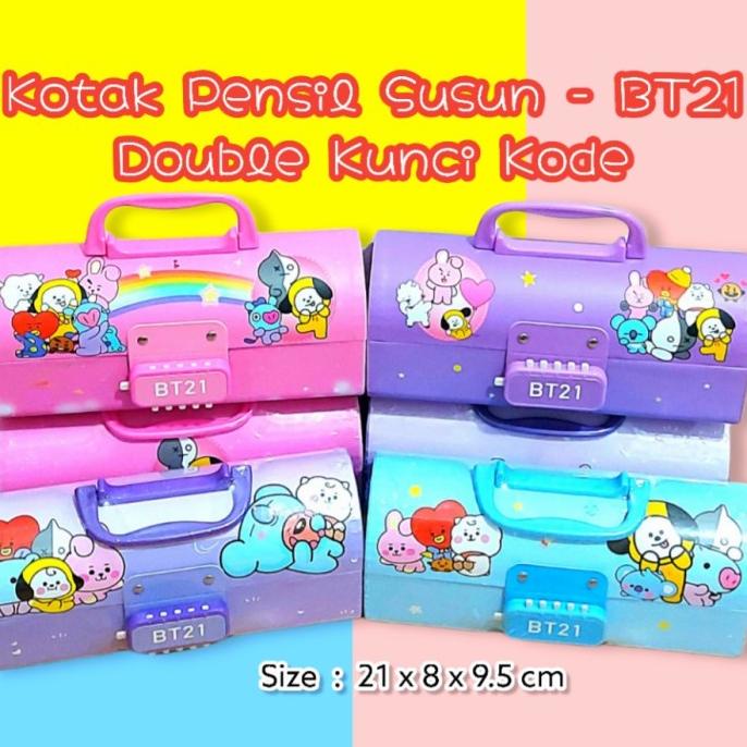 

PROMO Kotak Pensil BT21 Unik dengan double kode Kunci Bahan TebaL/TEMPAT PENSIL AESTHETIC/TEMPAT PENSIL ANAK PEREMPUAN/TEMPAT PENSIL LUCU/TEMPAT PENSIL 3D/TEMPAT PENSIL TRANSPARAN/TEMPAT PENSIL LUCU/TEMPAT PENSIL KOREA/TEMPAT PENSIL KAIN/TEMPAT PENSIL