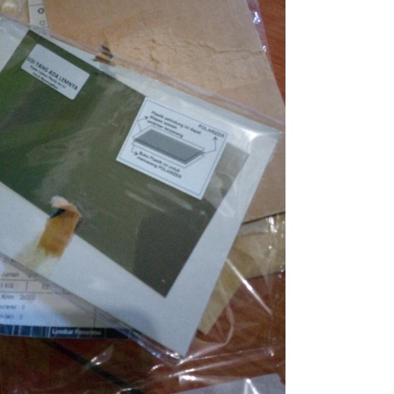 ❉ PAKET Polarizer polaris LCD Spedometer YAMAHA Aerox bagian DEPAN dan BELAKANG POSITIF NEGATIF MURA