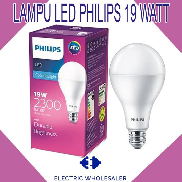 LAMPU LED PHILIPS 19W WHITE