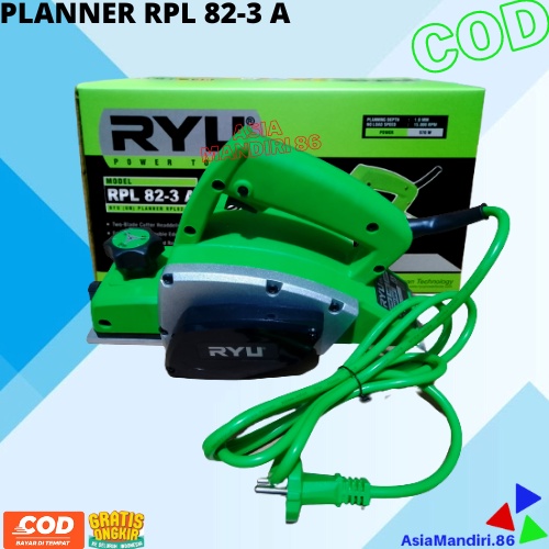 RYU Planner Serut Kayu Planer Ketam Pasah Sugu RYU RPL 82-3A