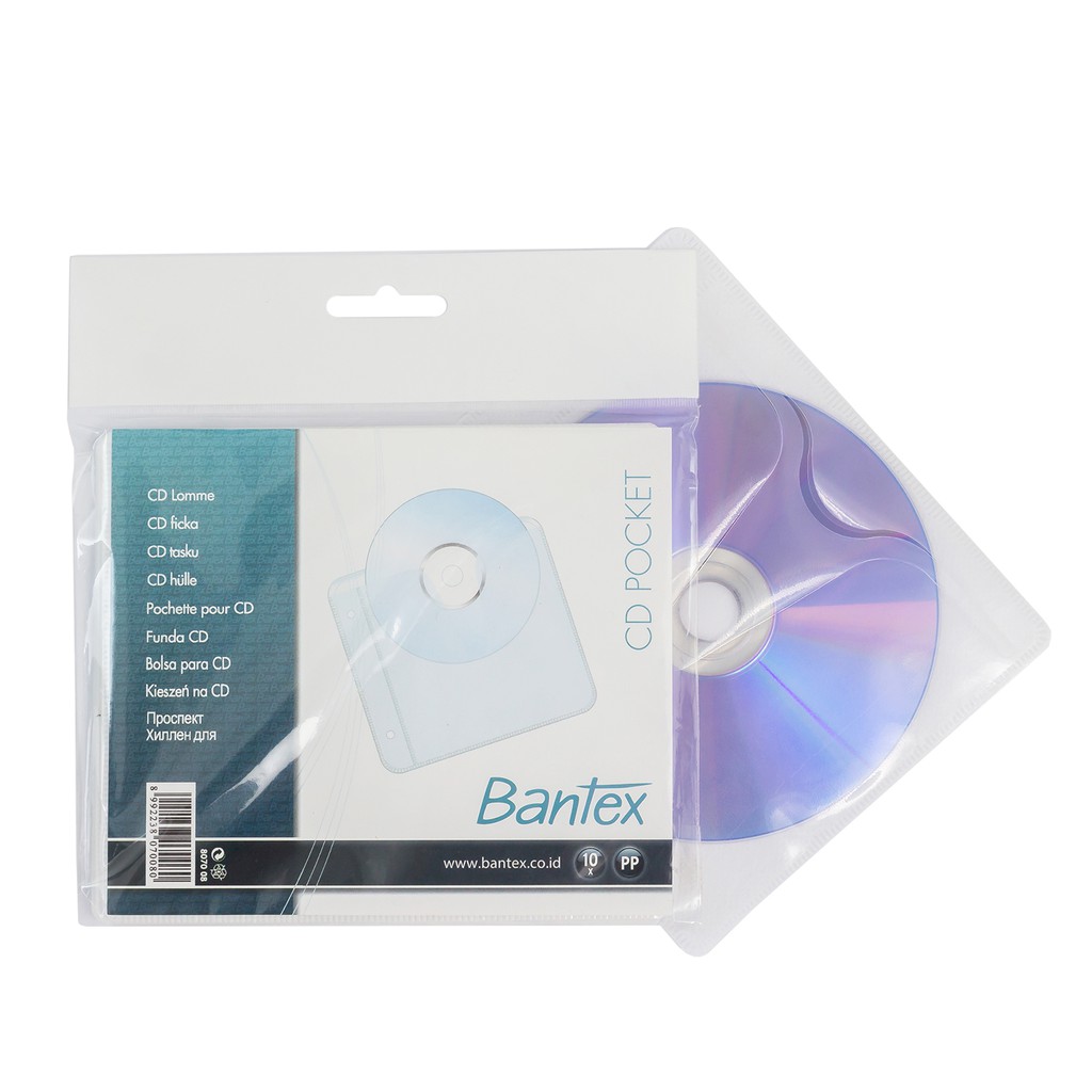 

Bantex Pocket for CD Binder 10 sheets - Ref.8070