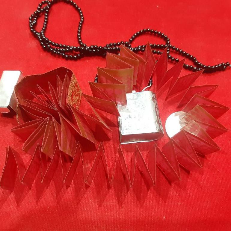 

kitab stanbul panjang 2meter warna merah tinta mas (ART. 7817)