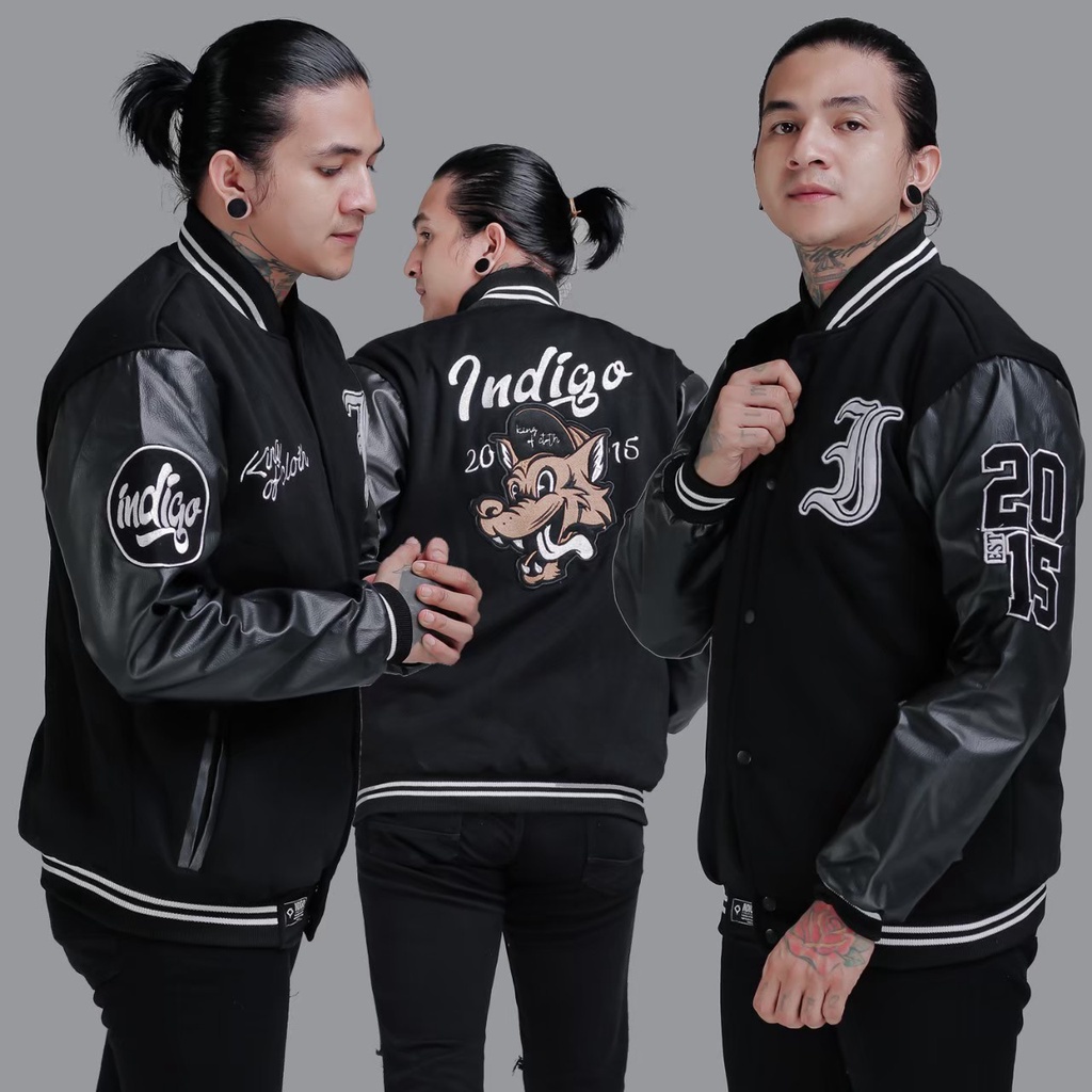 Jaket Varsity  Bomber Pria Wanita  Baseball Vintage Sunmory Distro Bandung