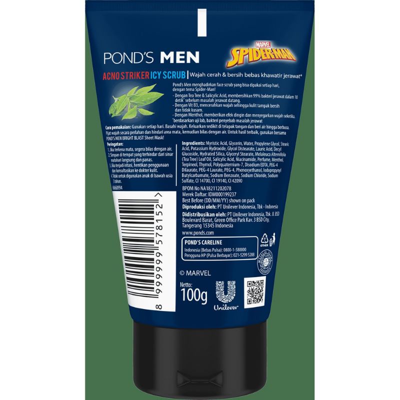 Ponds Men Acno Striker | Oil Crusher Facial Foam