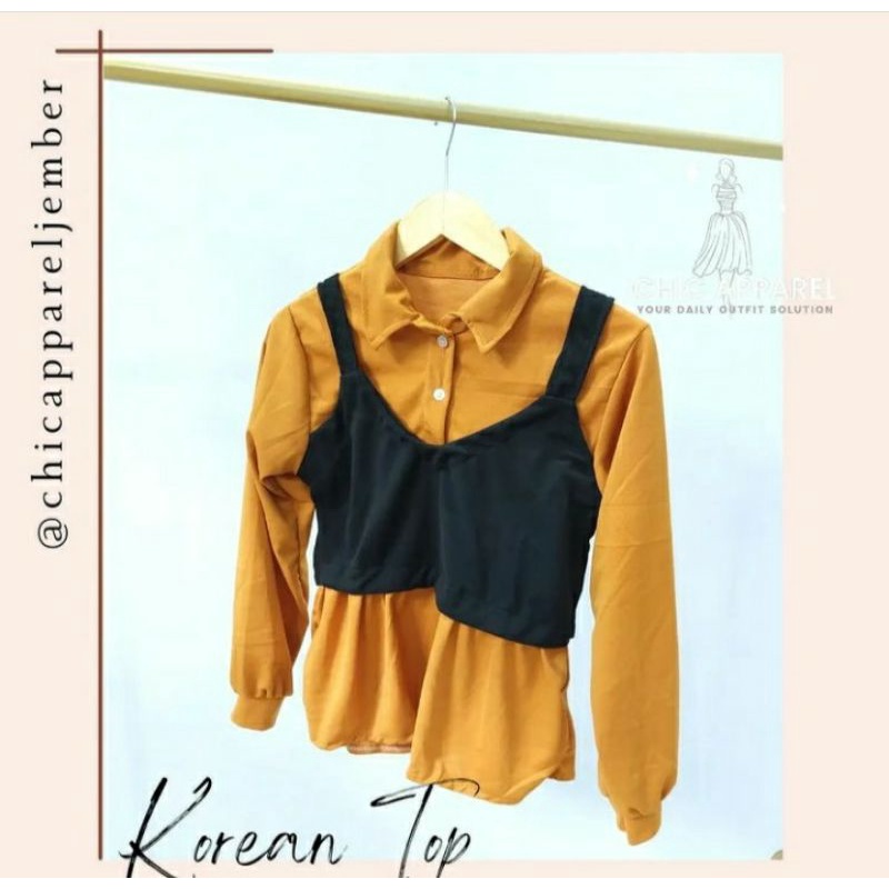 Jual BAJU KOREAN STYLE / BAJU ATASAN WANITA / BAJU WANITA KOREAN