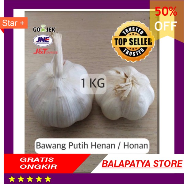 

40 OFF KHUSUS HARI INI !!! BAWANG PUTIH HENAN HONAN BANCI 1Kg