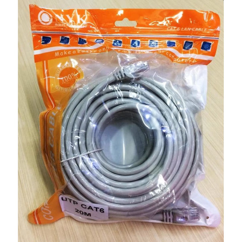 KABEL LAN NYK CAT 6 20M