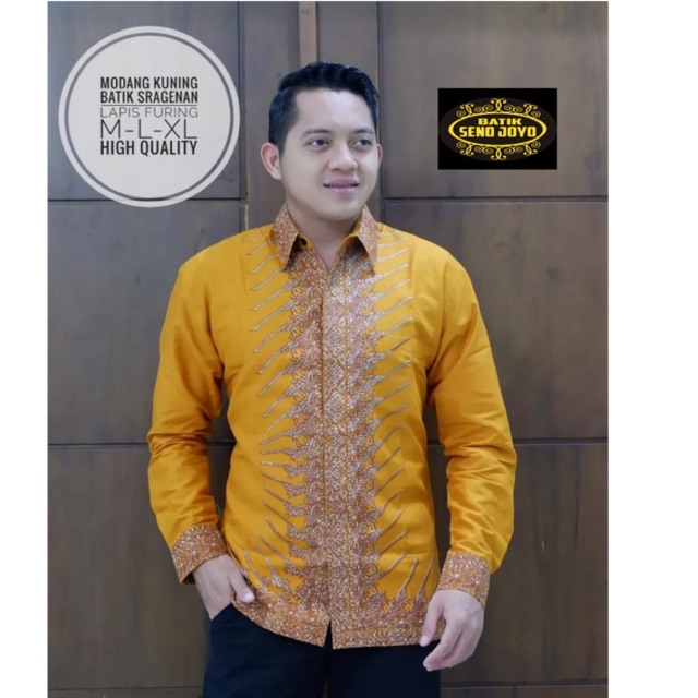 Batik Pria MODANG KUNING FULL FURING Ori Solo