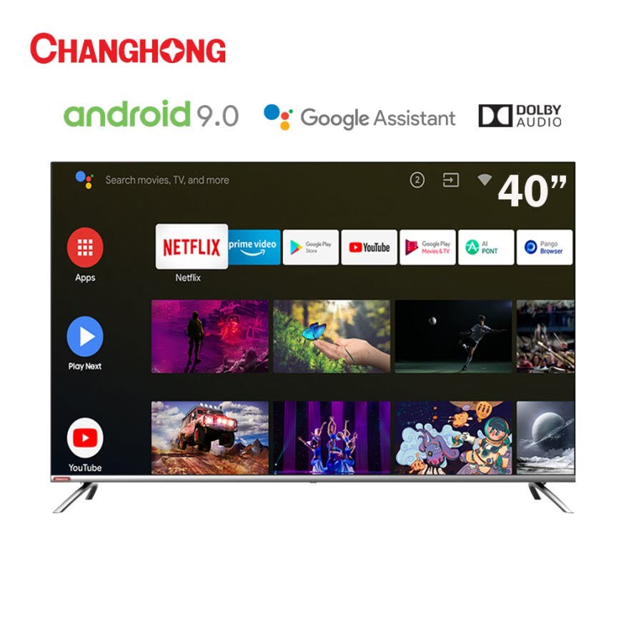 CHANGHONG Android 9.0 Smart LED TV L40H7 - 40 Inch