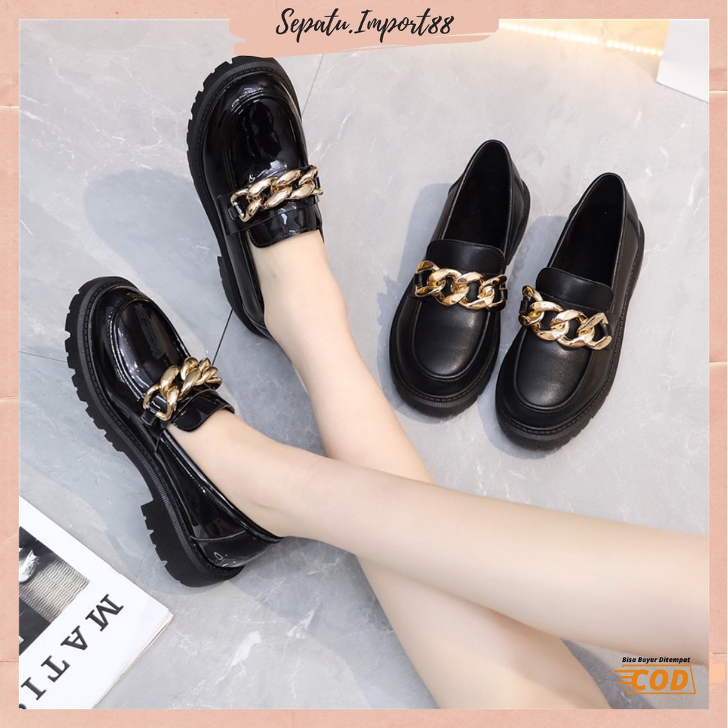 [SEPATU.IMPORT88] Sepatu Docmart / Sepatu Loafers Wanita / Sepatu Wanita Import Premium Quality SP-567