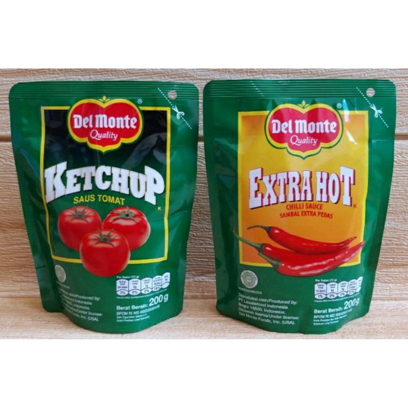 

Saos delmonte tomat / Saos delmonte extra hot chilli 200g