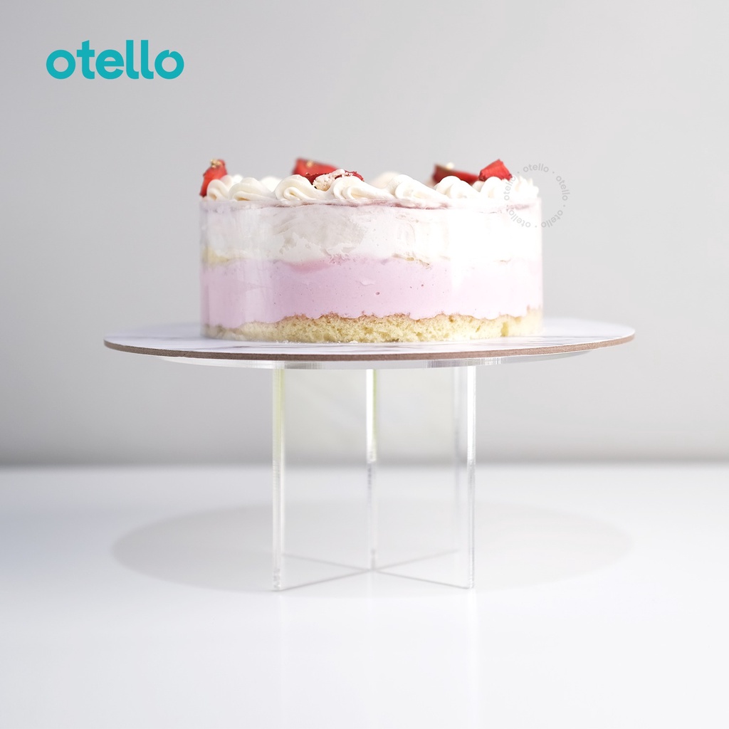 Cake Stand Acrylic Tatakan Kue Tempat Display Pajangan Cupcake Akrilik