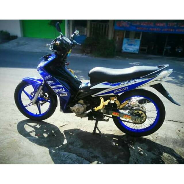 Striping standar lis body old mx lama 135 Gp biru