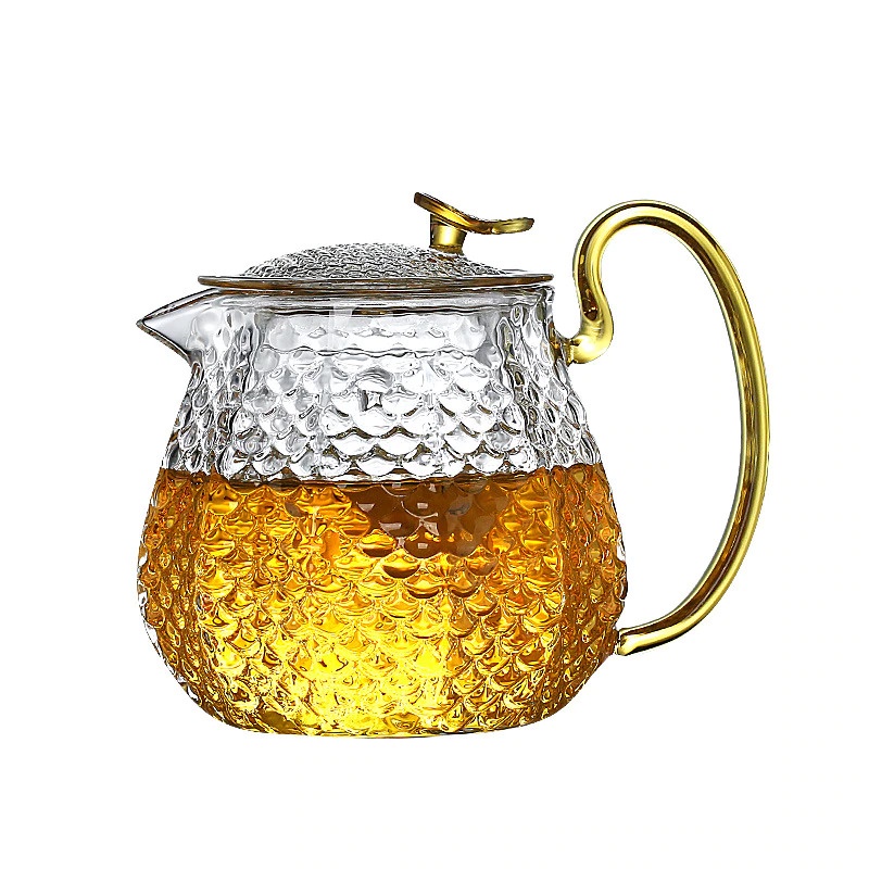 Teko Pitcher Teh Chinese Teapot Maker 600ml 4 Glass JJ0006