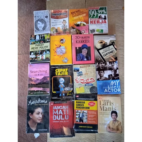 OBRAL BUKU BACAAN MOTIVASI / PENGEMBANGAN DIRI / INSPIRASI PART 3