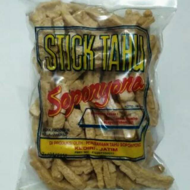 

STICK KRUPUK TAHU Soponyono asli kediri 1paket isi 5 pack