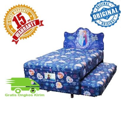 HOT PROMO 2IN1 KASUR SPRING BED BIGDREAM BY BIGLAND FROZEN 100X200