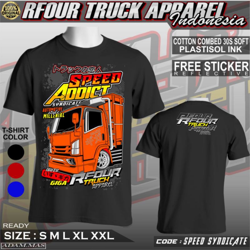 Kaos truk terbaru Kaos truk oleng dewasa baju truk oleng cctv kaos truk anti gosip