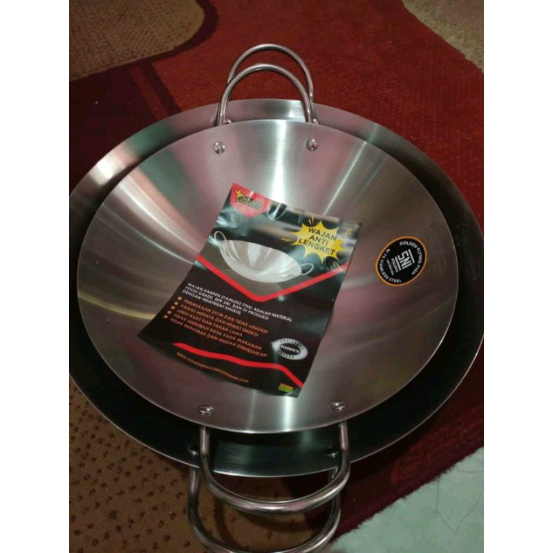 golden flying fish wajan cekung Harden 40cm