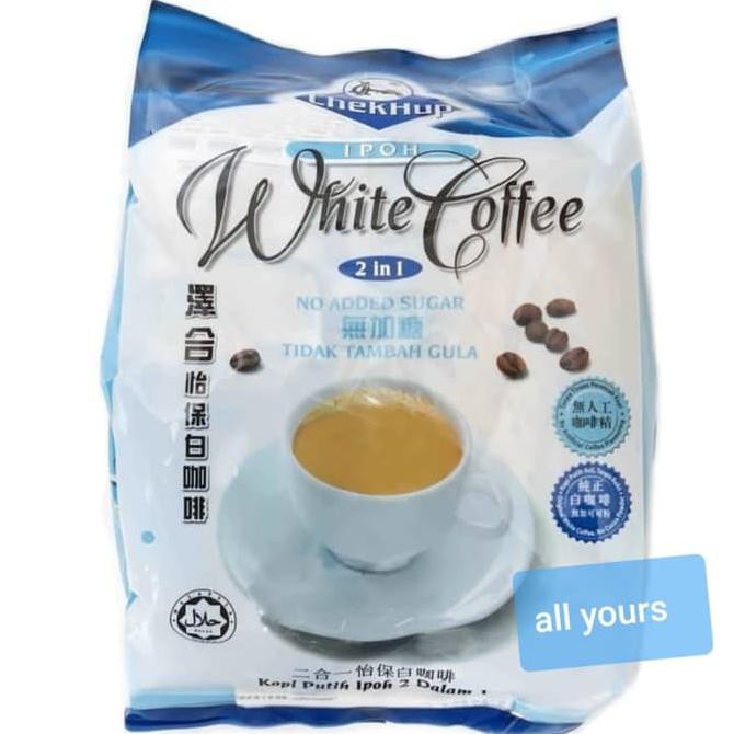 

kopi coffee putih white chek hup ipoh 3in1 malaysia sachet susu cream TERLENGKAP