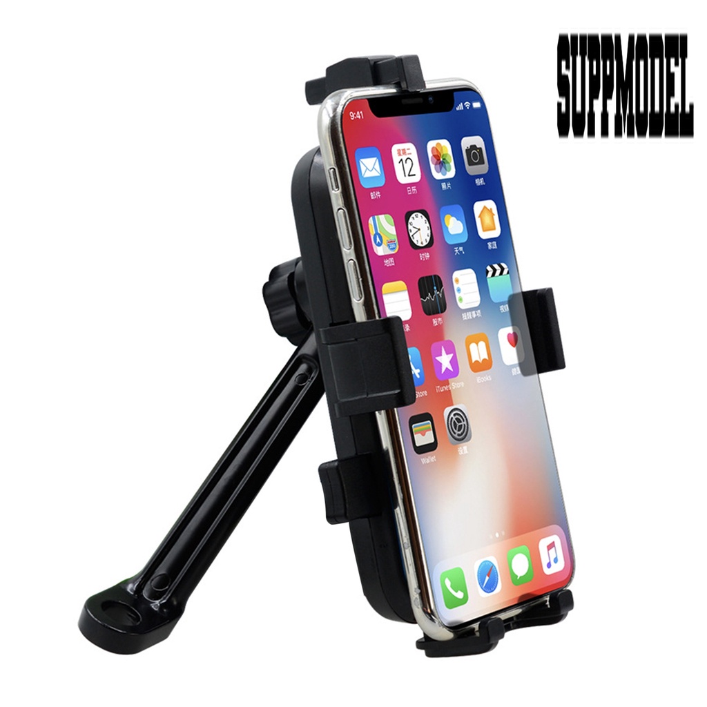 Stand Holder Handphone Anti slip Tahan Gores Untuk Kaca Spion Mobil