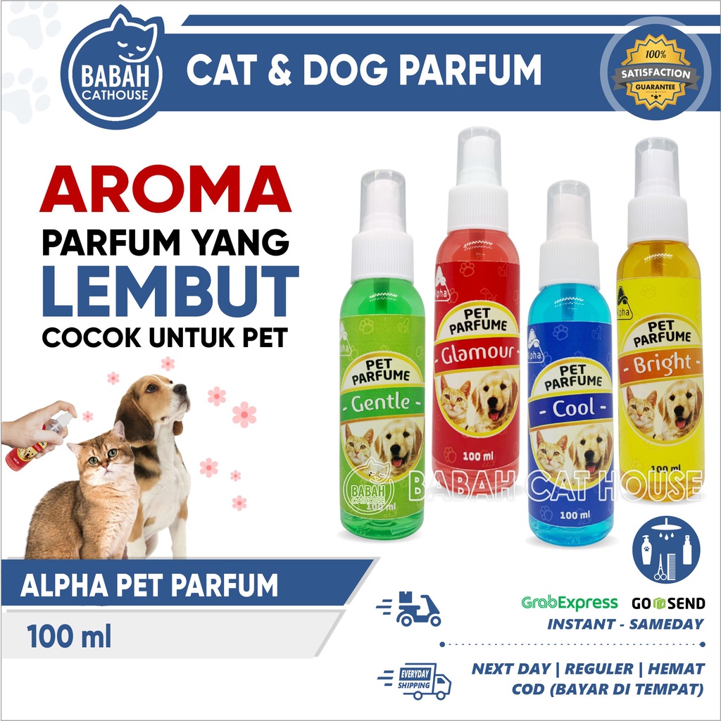 Parfum ALPHA untuk Kucing dan Anjing