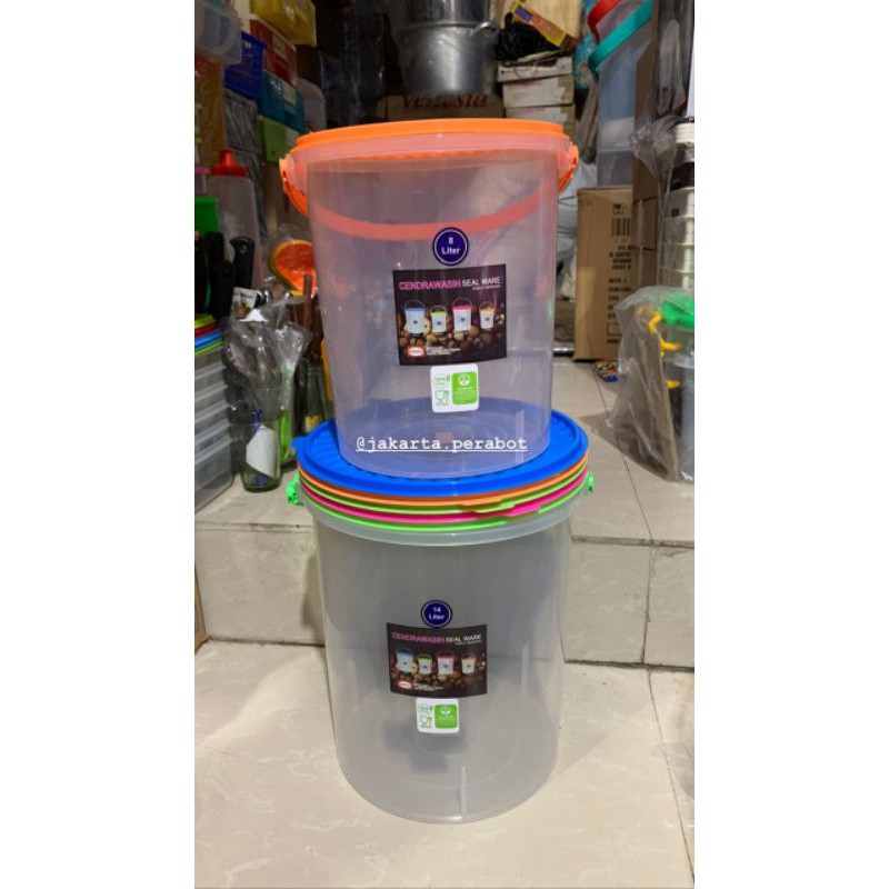 SHINPO-Toples Plastik / Toples Makanan 8 Liter dan 14 Liter