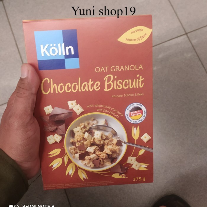 

kolln muesli crunchy chocolate biskuit 375g