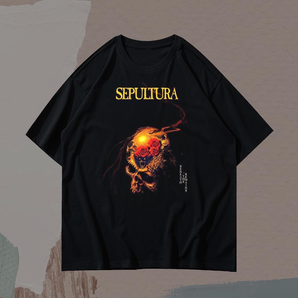 Kaos Band Rock Sepultura 1 Oversize Vintage