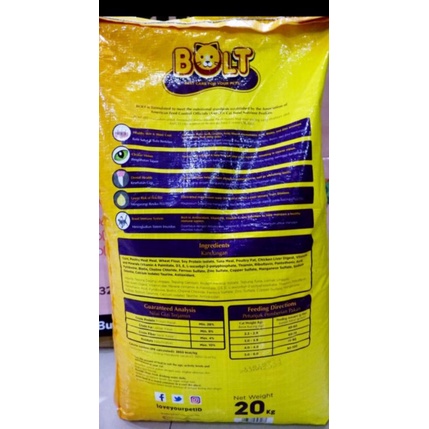 Makanan Kucing Bolt Donat 20Kg