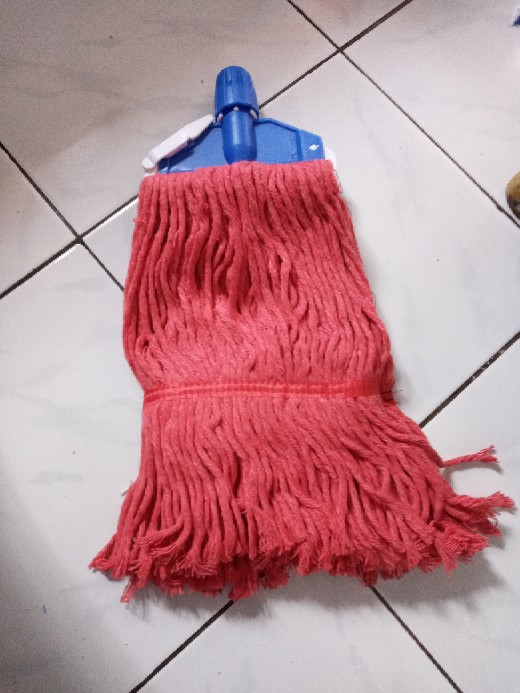 Kain Pel Kain Mop Alat Pel Lantai Refill Mop Merah