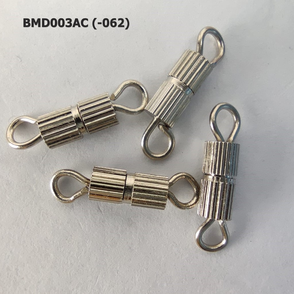 Ulir Kalung /Pengait Kalung/Kait Kalung Ulir Plastik dan Besi Harga/12 Pcs