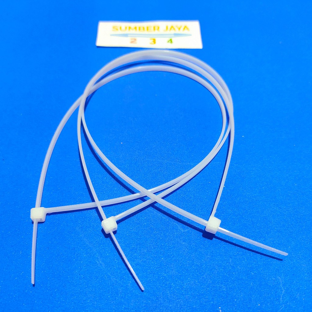 Kabel Ties 30 CM PUTIH isi 100 PCS 3 X 300 TERMURAH